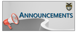 Announcements